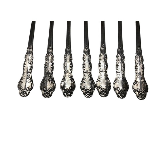 National Stainless Flatware Nancy Japan Forks Relish Olive Fish Long Lot 7 - Picture 2 of 5